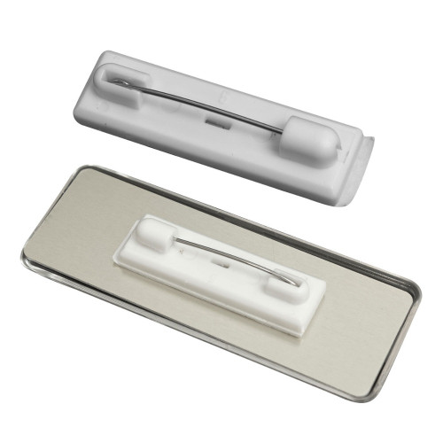 50 Pcs Safety Lock Brooch/ Name Badge Pins 25mmW