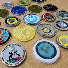 Mixed Challenge Coin Samples