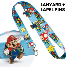 Dye Sublimated Lanyards With Lapel Pins