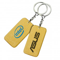Small Rectangle Wooden Keyrings
