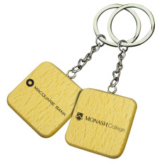 Square Wooden Keyrings