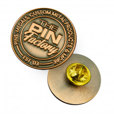 25mm Moulded Antique Copper Sample Pins
