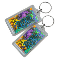 Indigenous Acrylic Keyrings