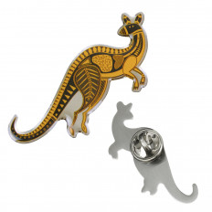 Indigenous Kangaroo Lapel Pin