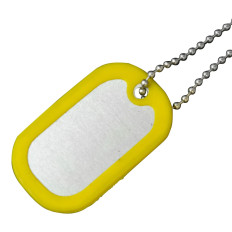 Dog Tag w/ Silicone Cover