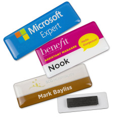 Domed Plastic Name Badges