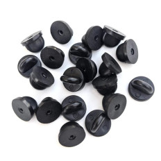 Replacement Rubber Lapel Pin Clasps