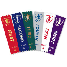 Soccer/Football Ribbons Coloured