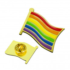 Rainbow Pride Badge (Clasp)