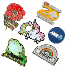 Sliding Enamel Pin, Embroidered patches manufacturer