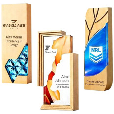 Custom Wood & Acrylic Trophies