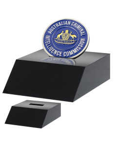 Gloss Black Coin Display Stand