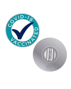 Covid 19 Vaccinated Lapel Pins