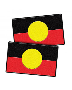 Australian Aboriginal Flag Patches