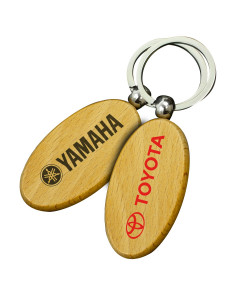 Large Oval Wooden Keyrings