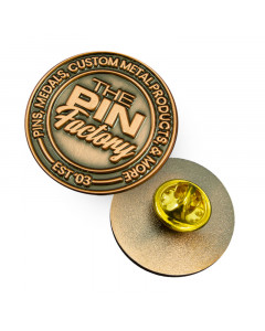 25mm Moulded Antique Copper Sample Pins