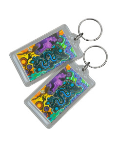 Indigenous Acrylic Keyrings