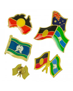 Country Flag Pin Badge