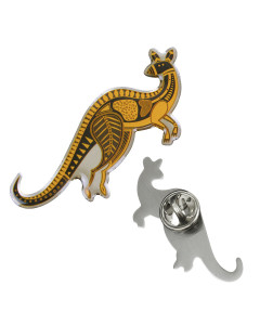 Indigenous Kangaroo Lapel Pin