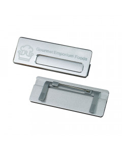 Interchangeable Aluminium Name Badges