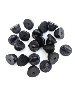 Replacement Rubber Lapel Pin Clasps