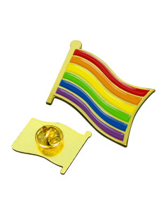 Rainbow Pride Badge (Clasp)