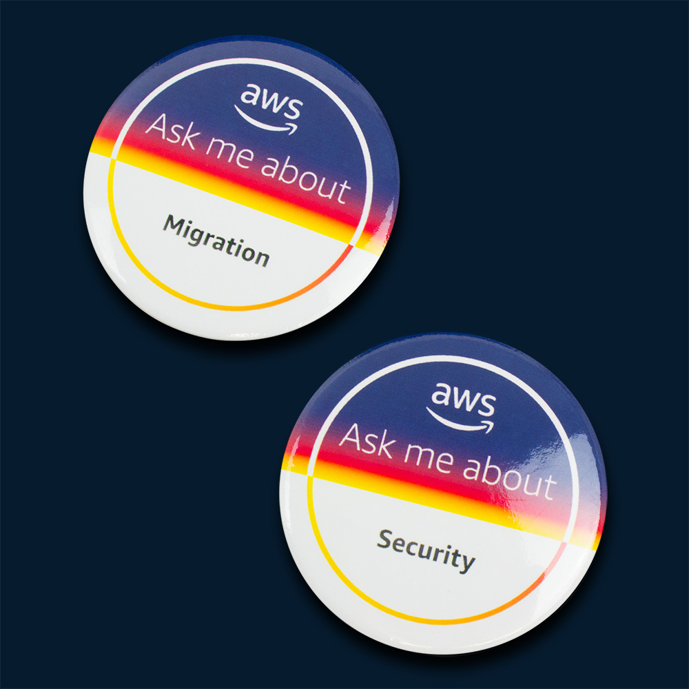 AWS Button Badges