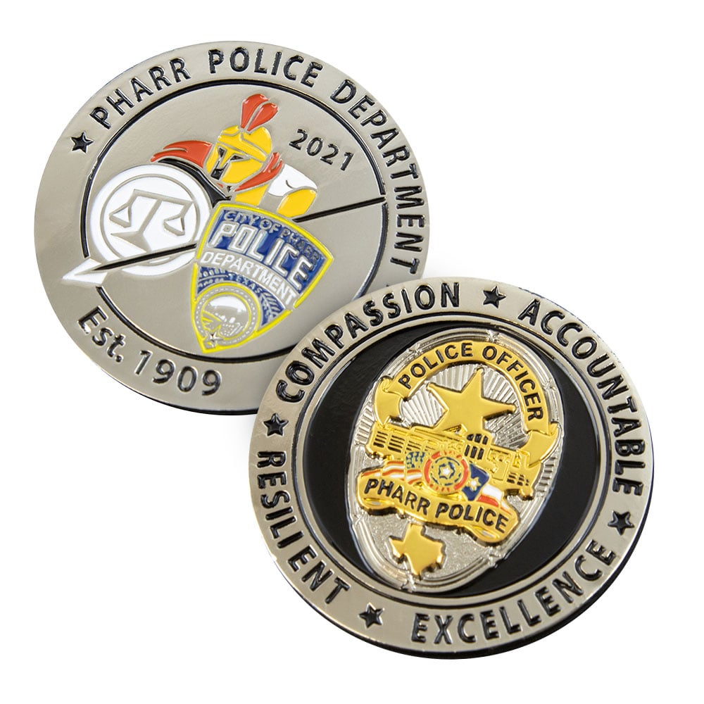 Pharr Police Coins
