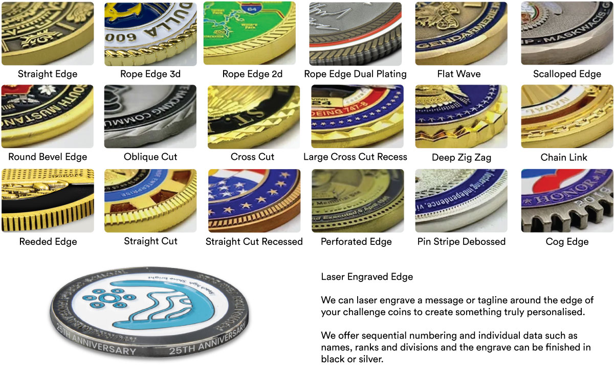 Challenge Coin Edges