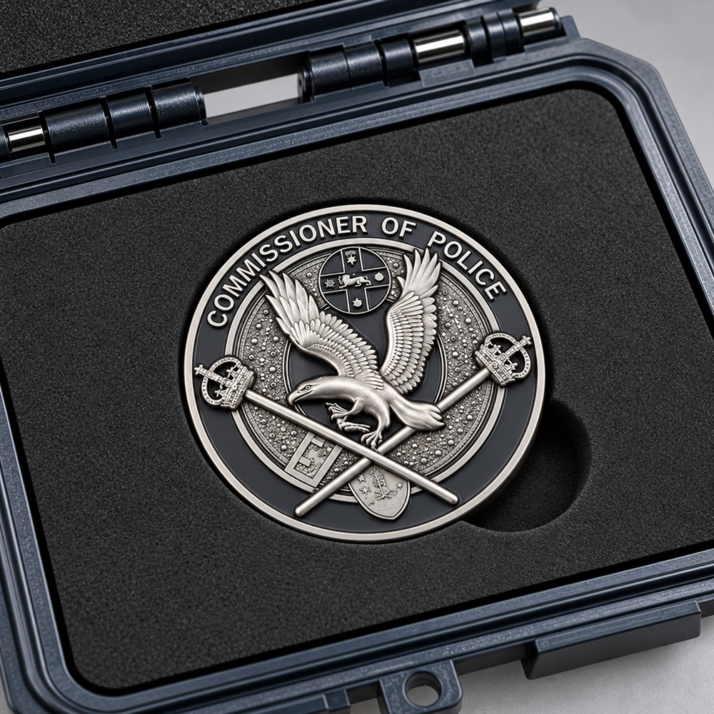 NSW Police Force challenge coin detail